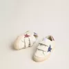 Young May School van leer met glitterster en hielstuk