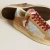 Zilveren Stardan LTD voor heren met lichtblauwe leren ster en nubuck inzetstukken