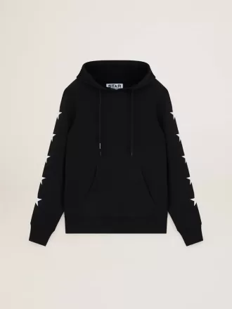Zwart Alighiero Star Collection-sweatshirt met contrasterende witte sterren