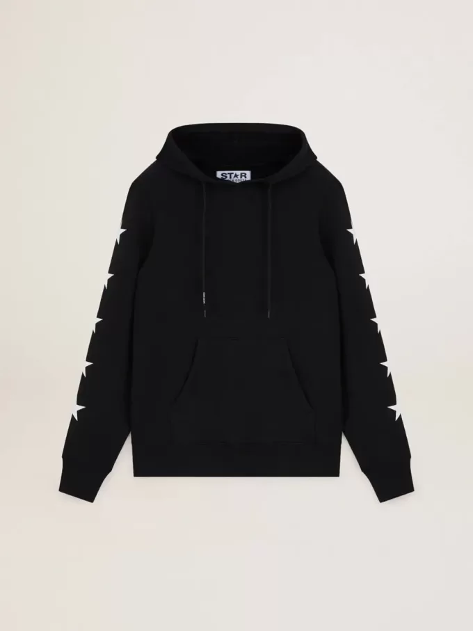 Zwart Alighiero Star Collection-sweatshirt met contrasterende witte sterren