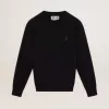 Zwart Archibald Star Collection-sweatshirt met ton sur ton ster op de voorkant