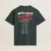 Zwart T-shirt met veelkleurige print