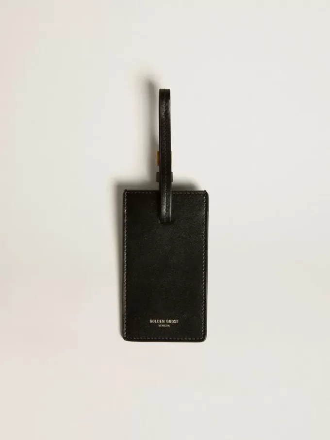 Zwarte bagagelabel