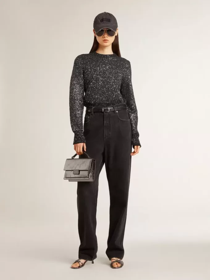 Zwarte damesjeans