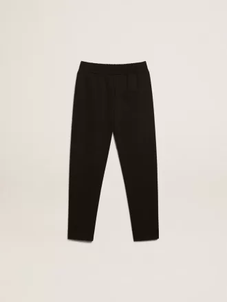 Zwarte joggingbroek voor jongens met witte sterren