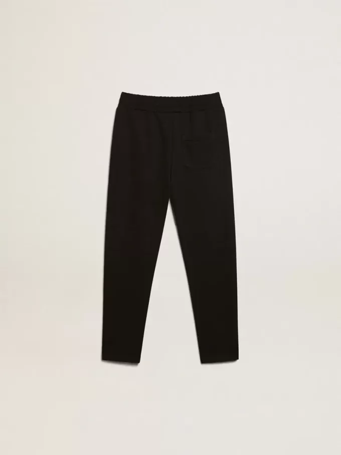 Zwarte joggingbroek voor jongens met witte sterren