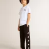 Zwarte joggingbroek voor jongens met witte sterren
