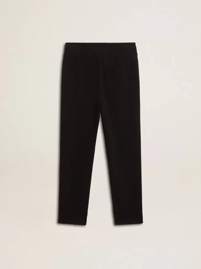 Zwarte joggingbroek voor jongens met witte sterren