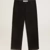 Zwarte katoenen chino voor heren