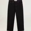 Zwarte one-wash jeans voor heren