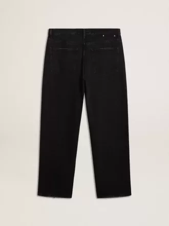 Zwarte one-wash jeans voor heren