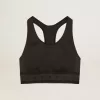 Zwarte sporttop