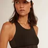 Zwarte sporttop