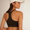 Zwarte sporttop