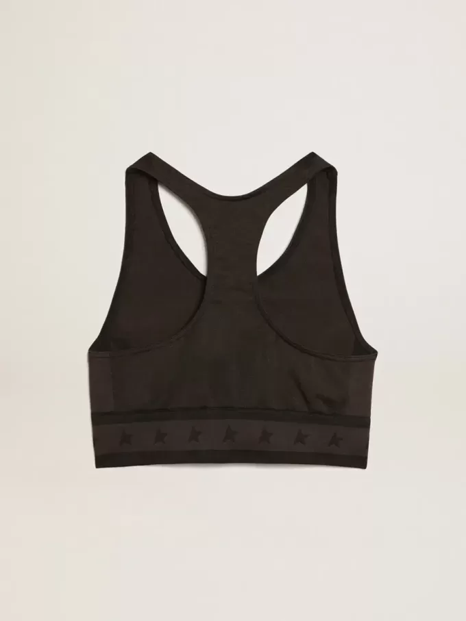 Zwarte sporttop